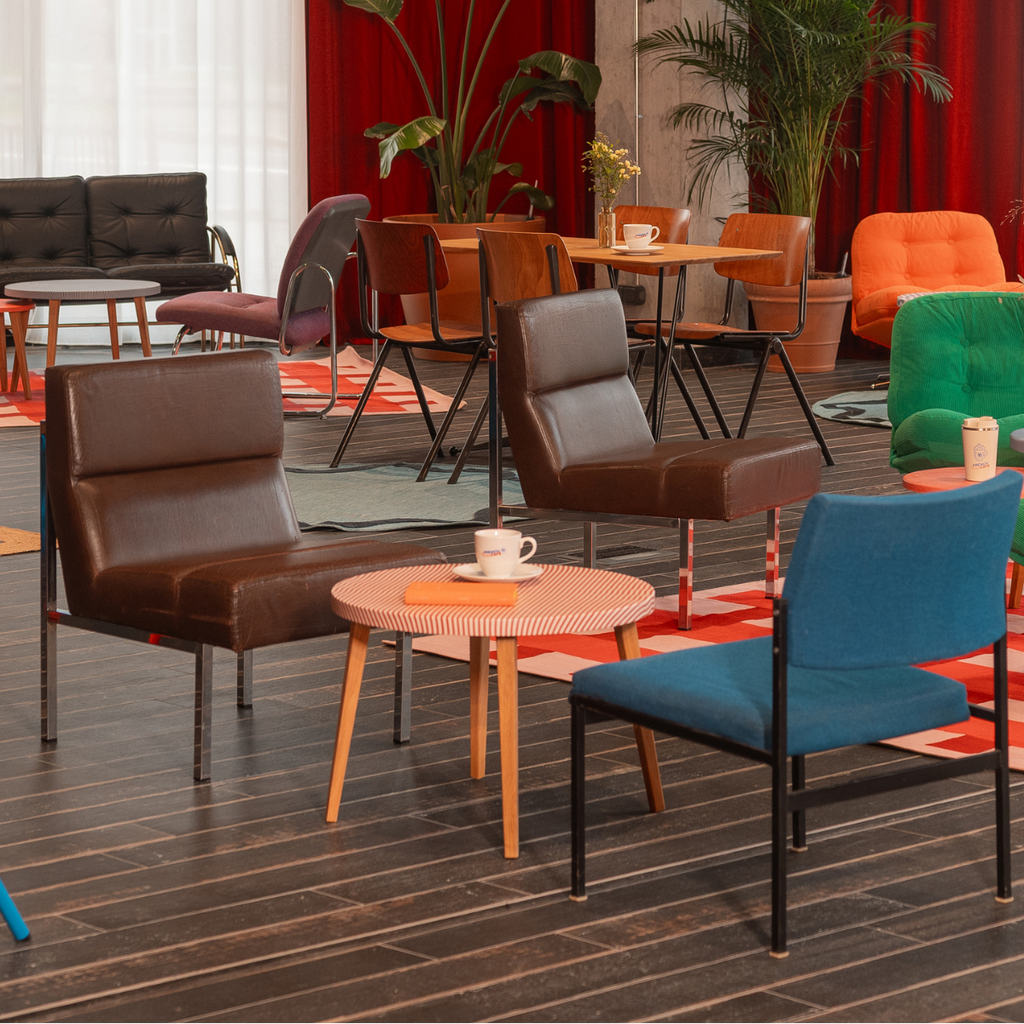 La table basse Confluence ⌀60cm NM06 - Terracotta
