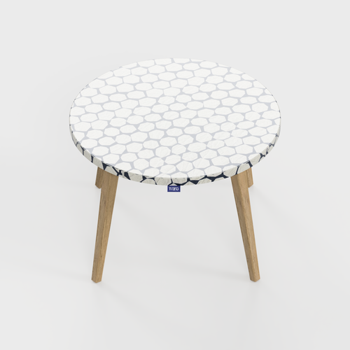 La table basse Confluence ⌀60cm T218