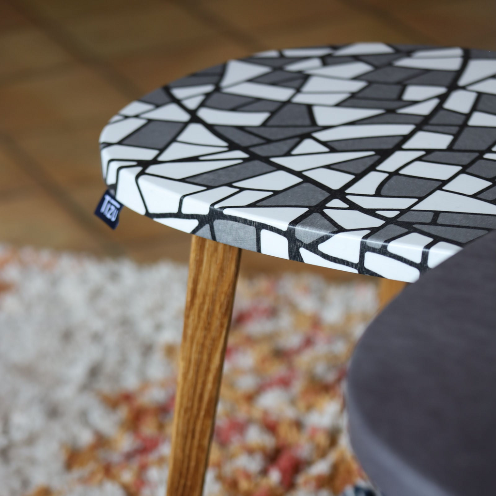 La table basse Bellecombe - Belle L100cm - NM25 Camel